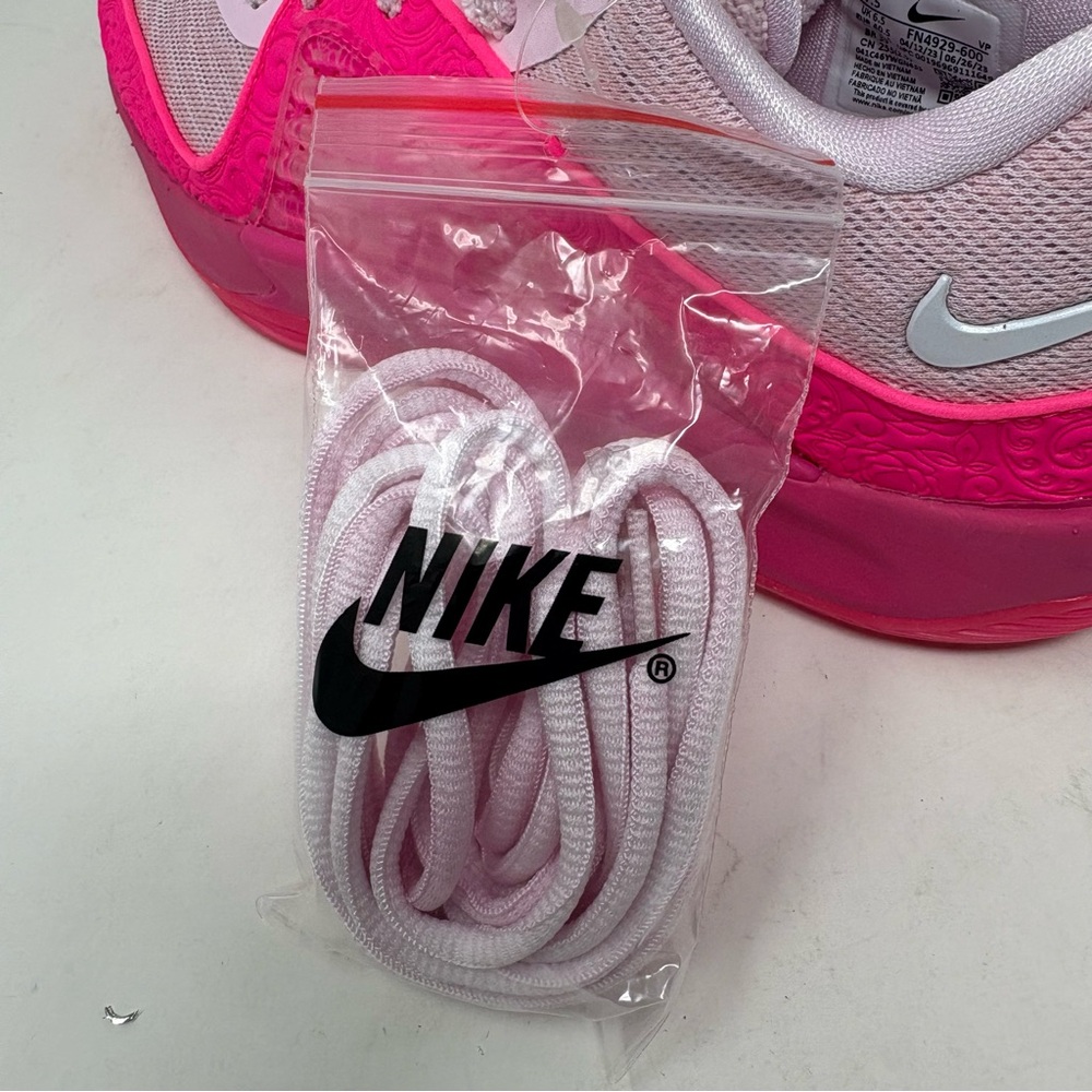 New Nike KD 16 NRG Aunt Pearl Kay Yow Hyper Pink  Mens 7.5 Wmns 9 FN4929-600 - Picture 8 of 9